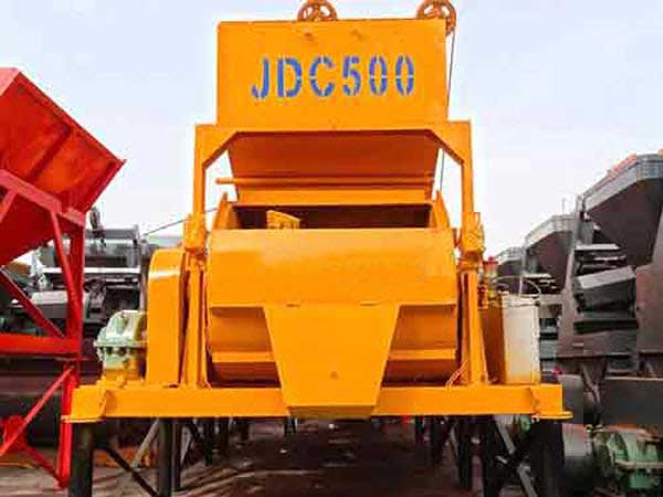 JDC500 single shaft concrete mixer