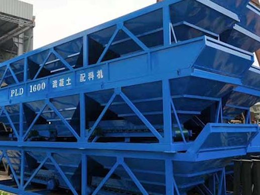 aggregate batcher of HZS60 plant