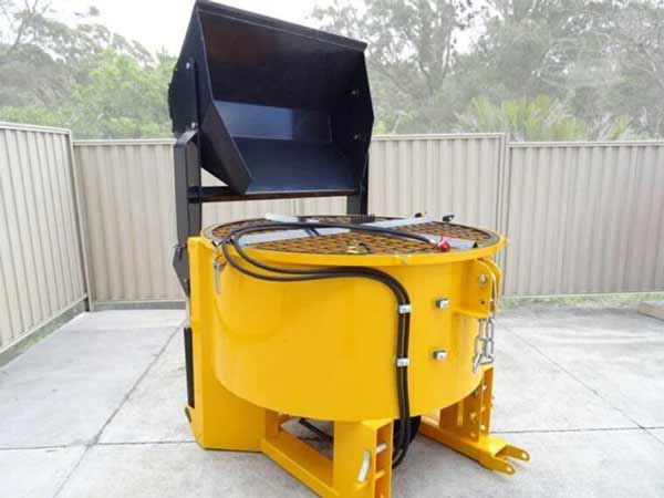 vertical shaft pan mixer