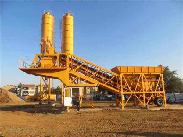 hzs25 concrete mixing plant