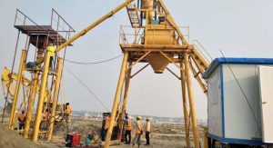 HZS35 batching plant installed in Bangladesh