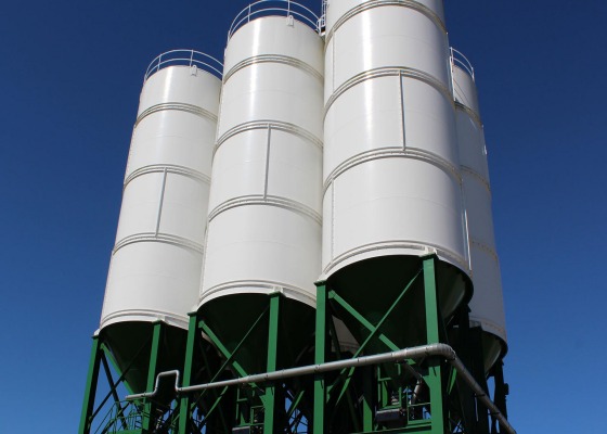 telescopic type Rmc plant silos